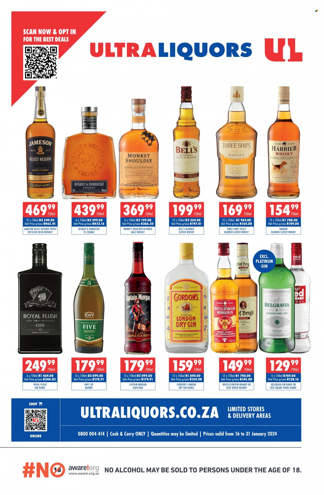 Ultra Liquors specials - 16/01/2024 - 31/01/2024. Page 1