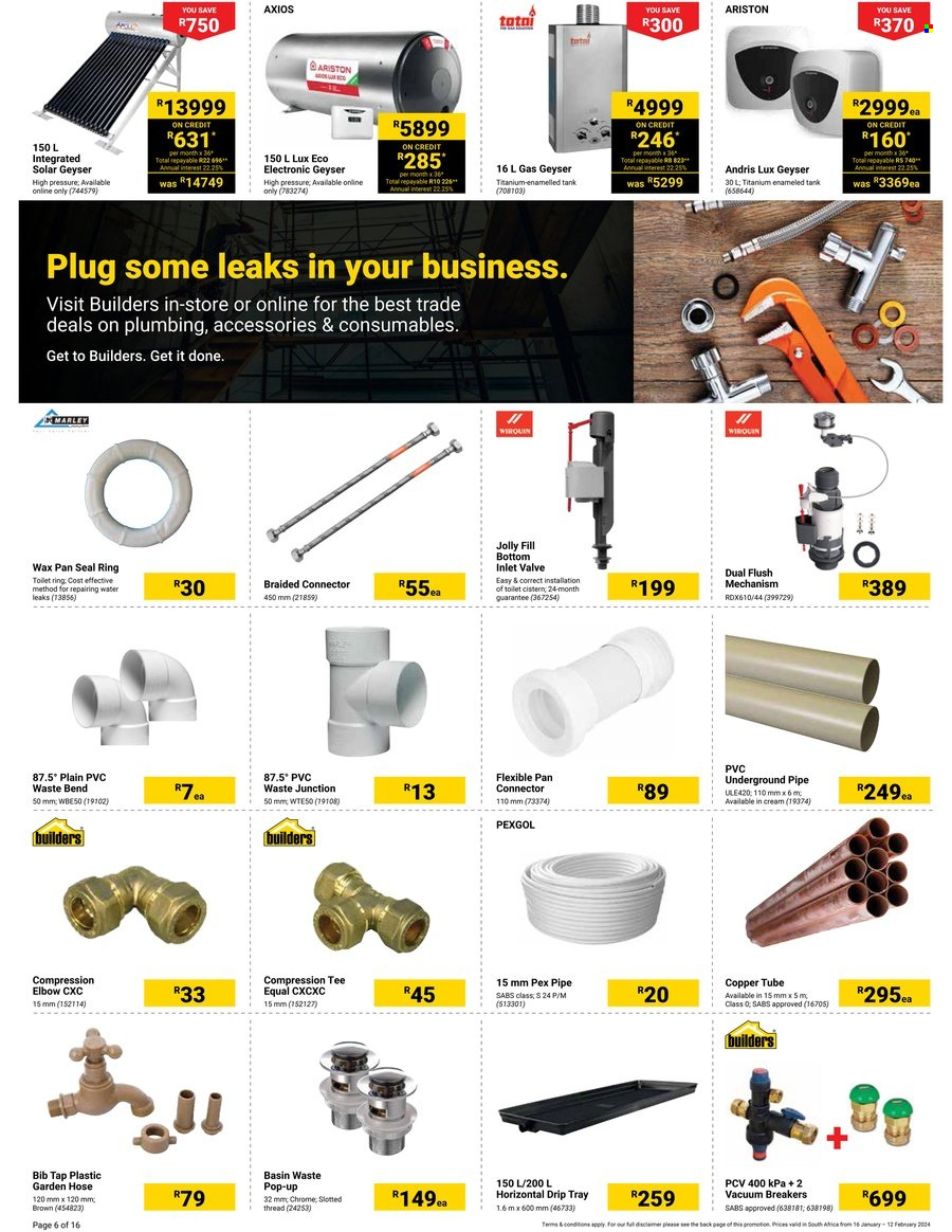 Builders specials - 16/01/2024 - 12/02/2024. Page 6