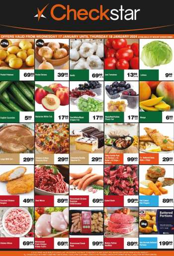 Checkstar catalogue  - 17/01/2024 - 18/01/2024.