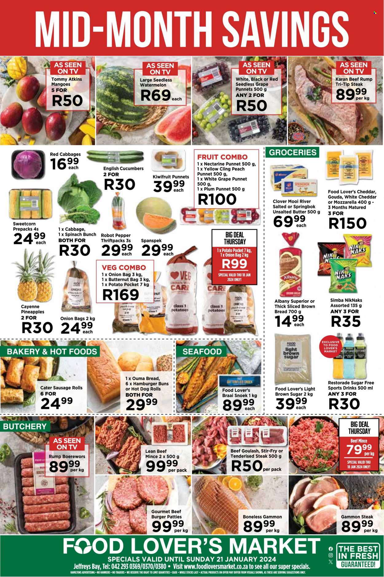 Food Lover's Market specials - 15/01/2024 - 21/01/2024. Page 1