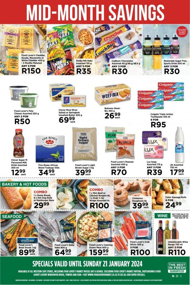 Food Lover's Market specials - 15/01/2024 - 21/01/2024. Page 1