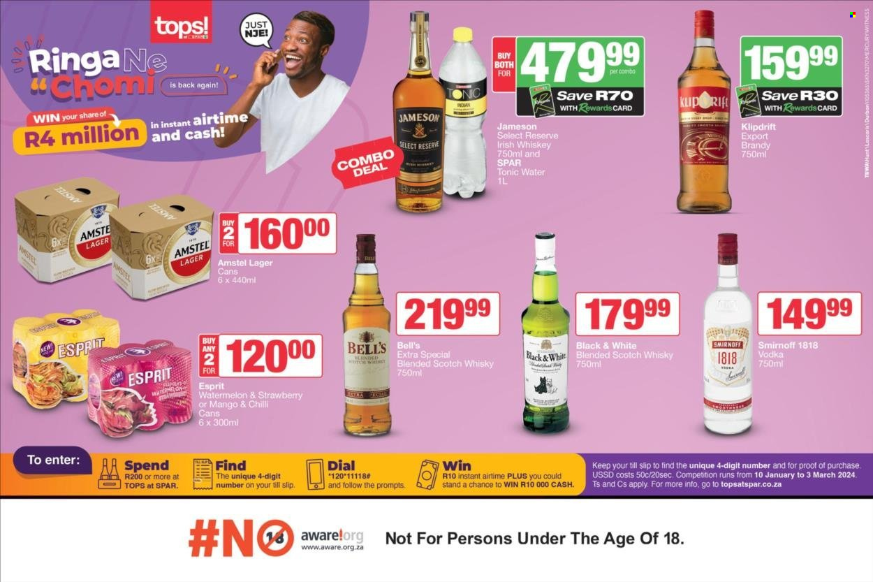 TOPS at SPAR specials - 18/01/2024 - 21/01/2024. Page 1