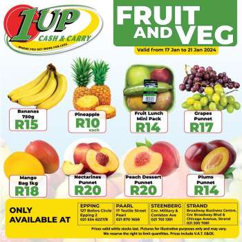 1UP Cash & Carry catalogue  - 17/01/2024 - 21/01/2024.