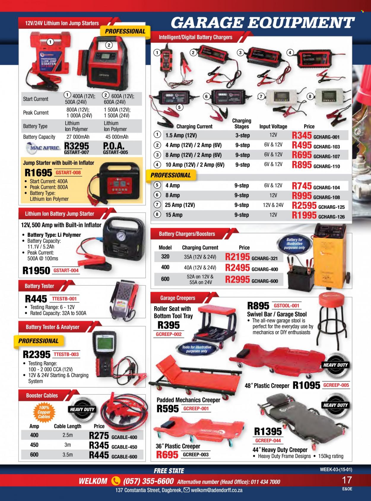 Adendorff Machinery Mart specials. Page 19