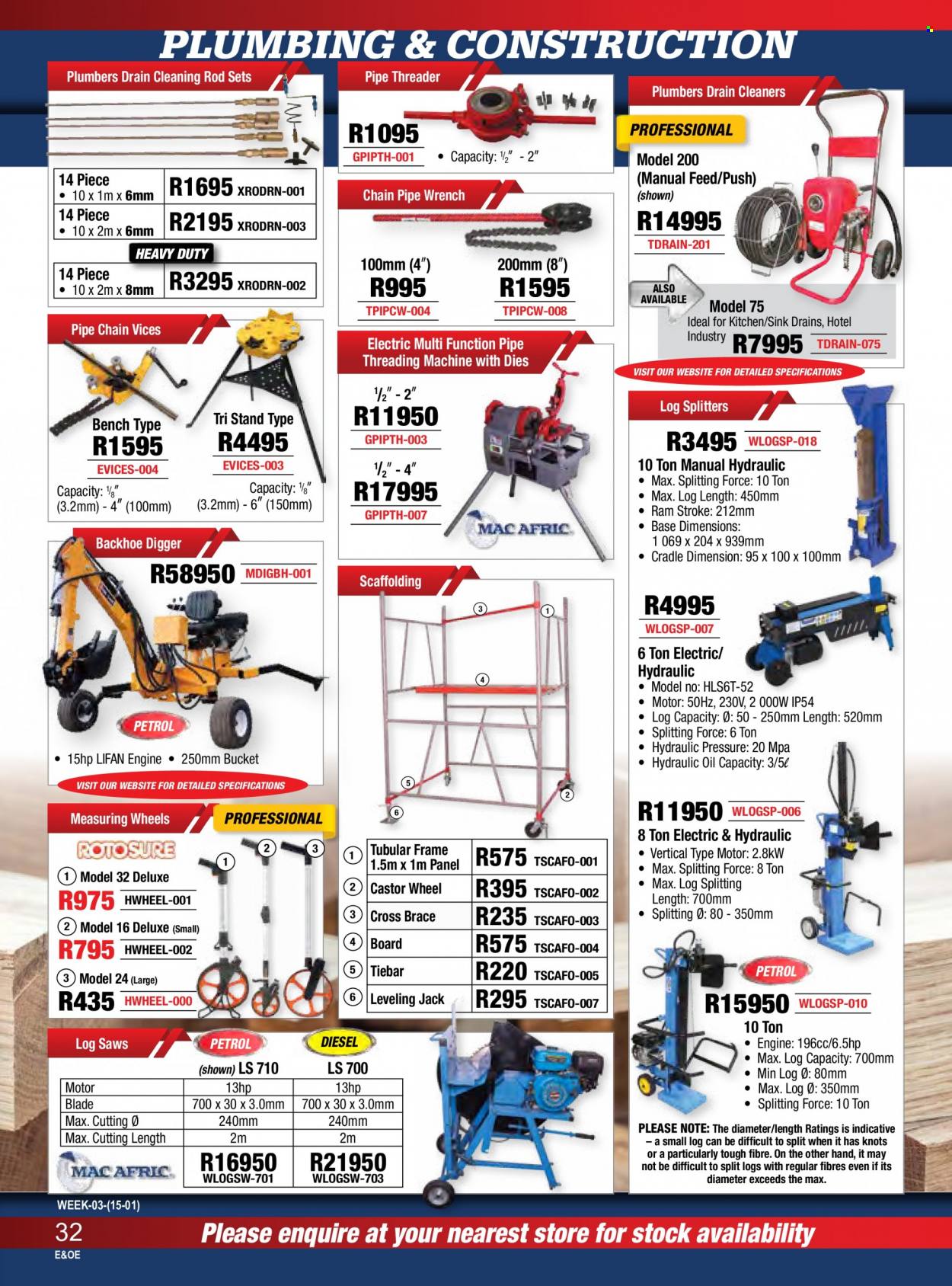 Adendorff Machinery Mart specials. Page 34