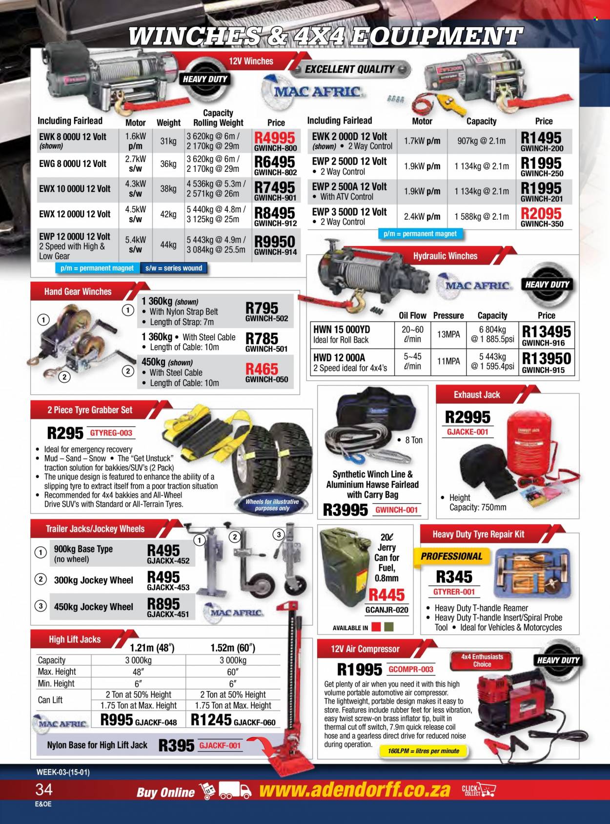Adendorff Machinery Mart specials. Page 36