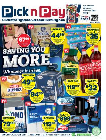 Pick n Pay catalogue  - 22/01/2024 - 07/02/2024.