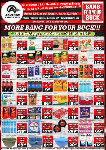 Advance Cash & Carry catalogue  - 22/01/2024 - 24/01/2024.