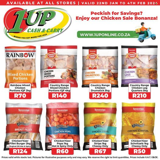 1UP Cash & Carry specials - 22/01/2024 - 04/02/2024. Page 1