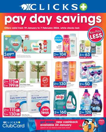 Clicks catalogue  - 19/01/2024 - 07/02/2024.