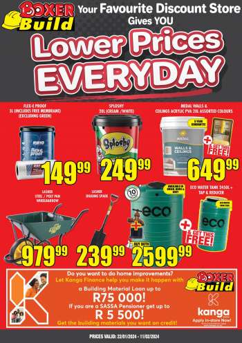 Boxer catalogue  - 22/01/2024 - 11/02/2024.