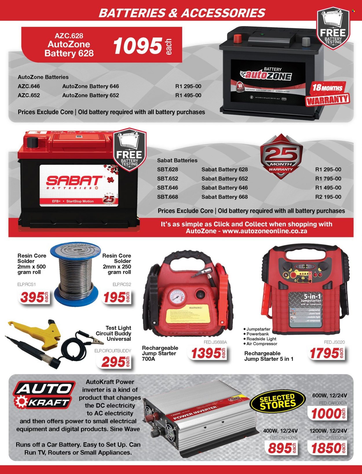 AutoZone specials - 23/01/2024 - 04/02/2024. Page 4