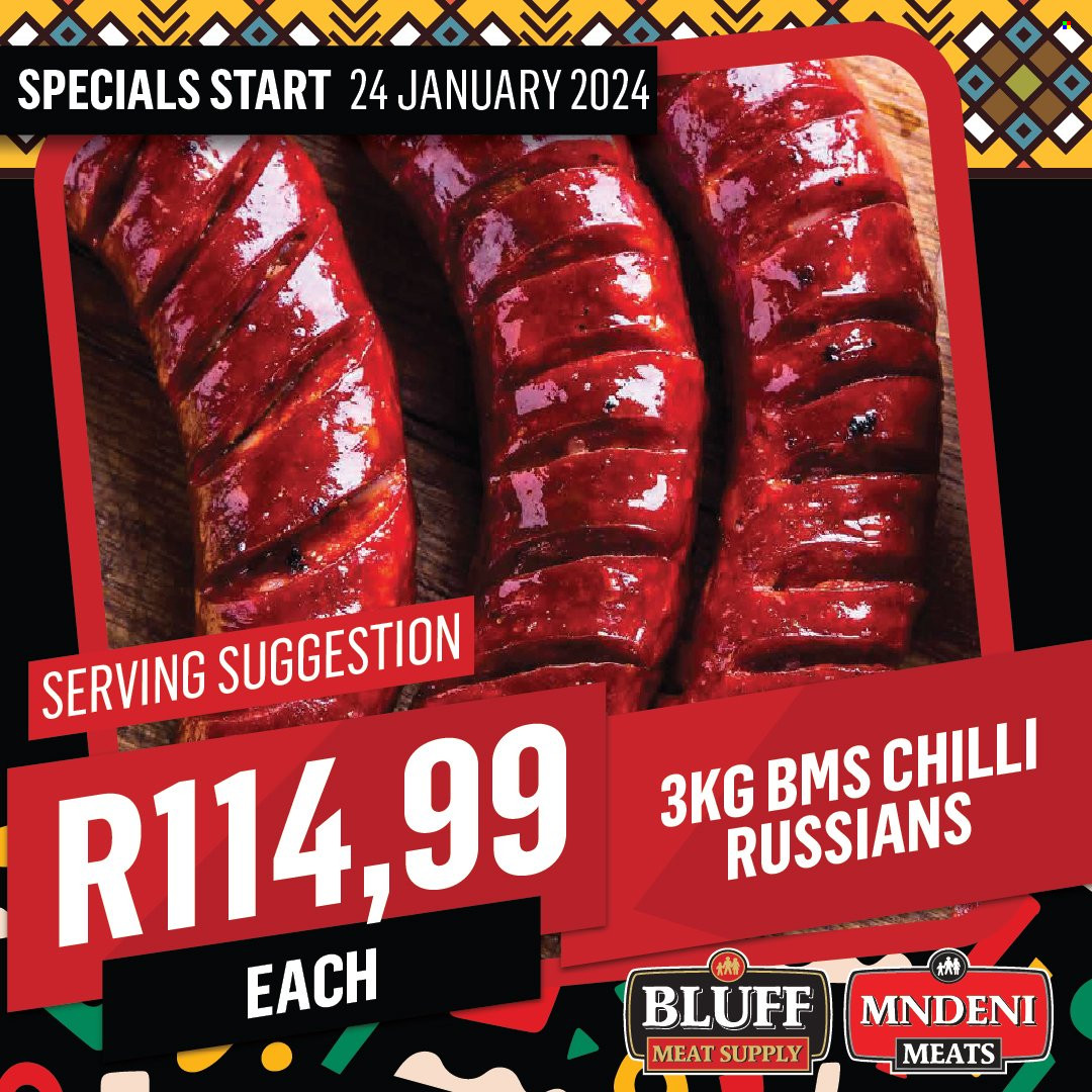 Bluff Meat Supply specials. Page 4