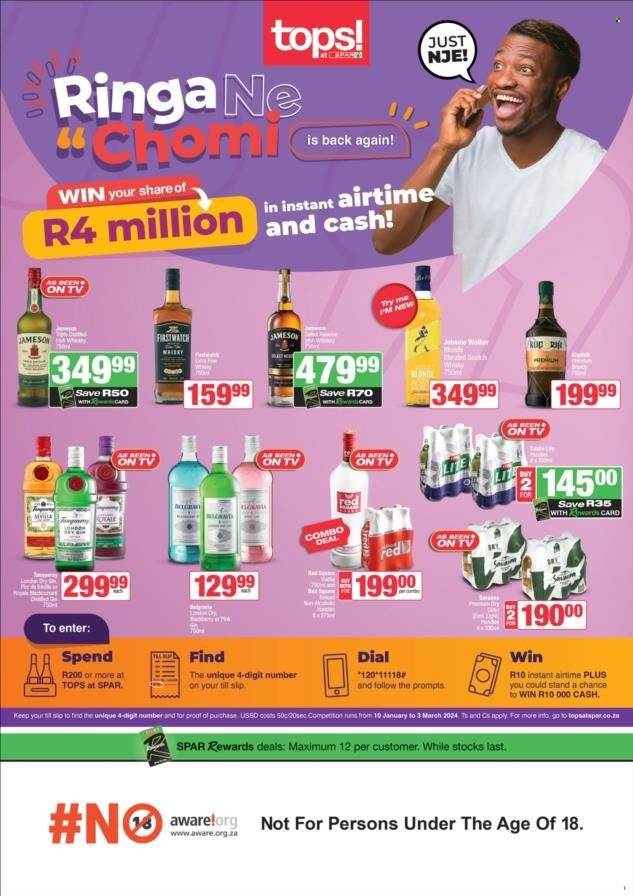 TOPS at SPAR specials - 24/01/2024 - 06/02/2024. Page 1