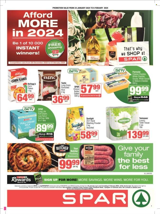 SPAR specials - 24/01/2024 - 06/02/2024. Page 1