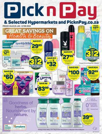 Pick n Pay catalogue  - 25/01/2024 - 06/02/2024.