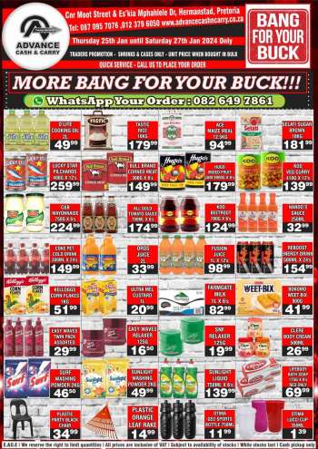 Advance Cash & Carry catalogue  - 25/01/2024 - 27/01/2024.