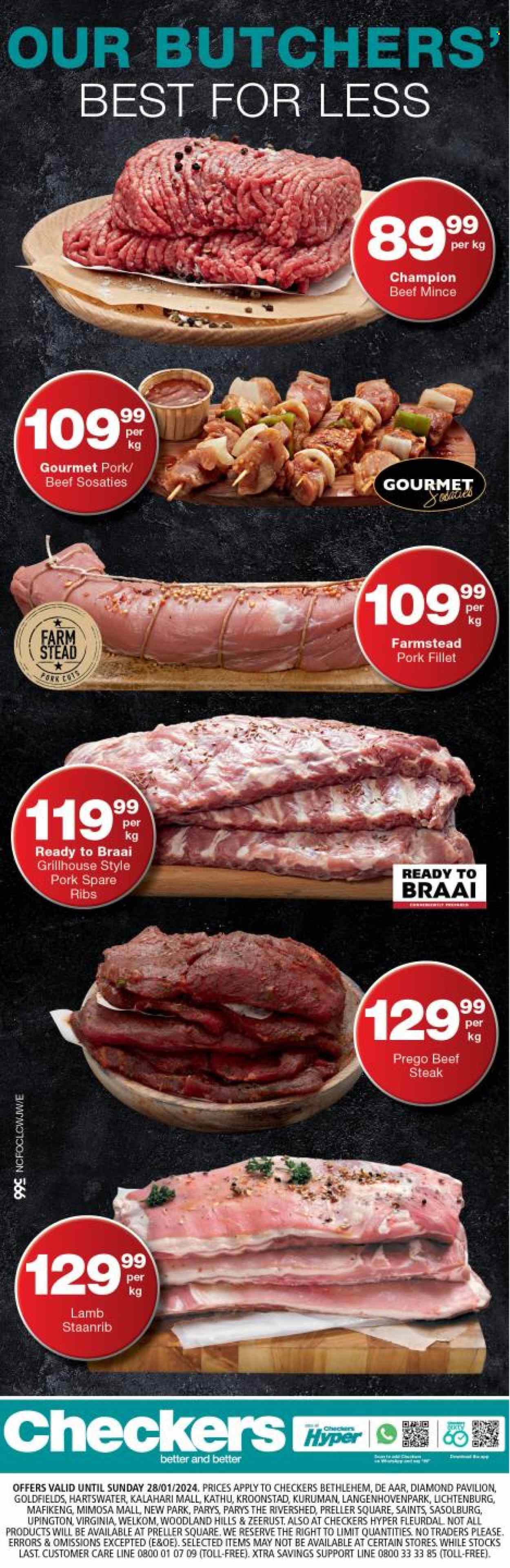 Checkers specials - 25/01/2024 - 28/01/2024. Page 1