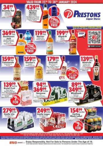 Prestons Liquor Stores catalogue  - 25/01/2024 - 28/01/2024.