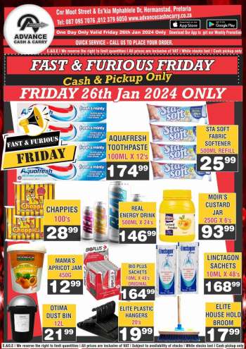 Advance Cash & Carry catalogue  - 26/01/2024 - 26/01/2024.