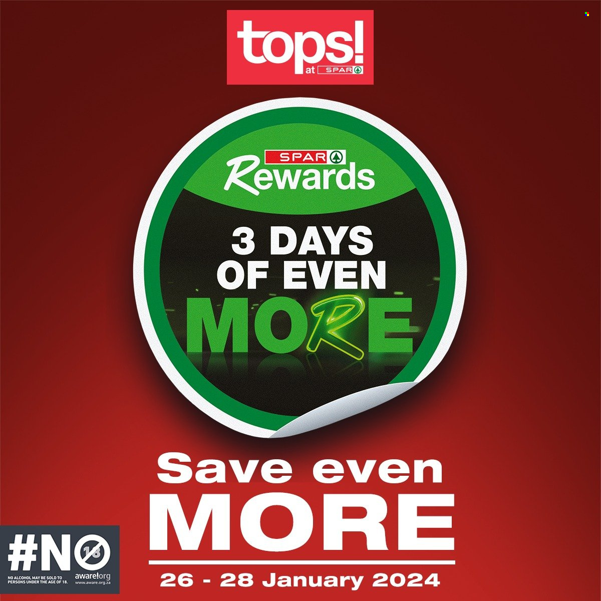 TOPS at SPAR specials - 26/01/2024 - 28/01/2024. Page 1