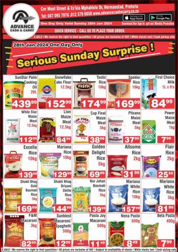 Advance Cash & Carry catalogue  - 28/01/2024 - 28/01/2024.
