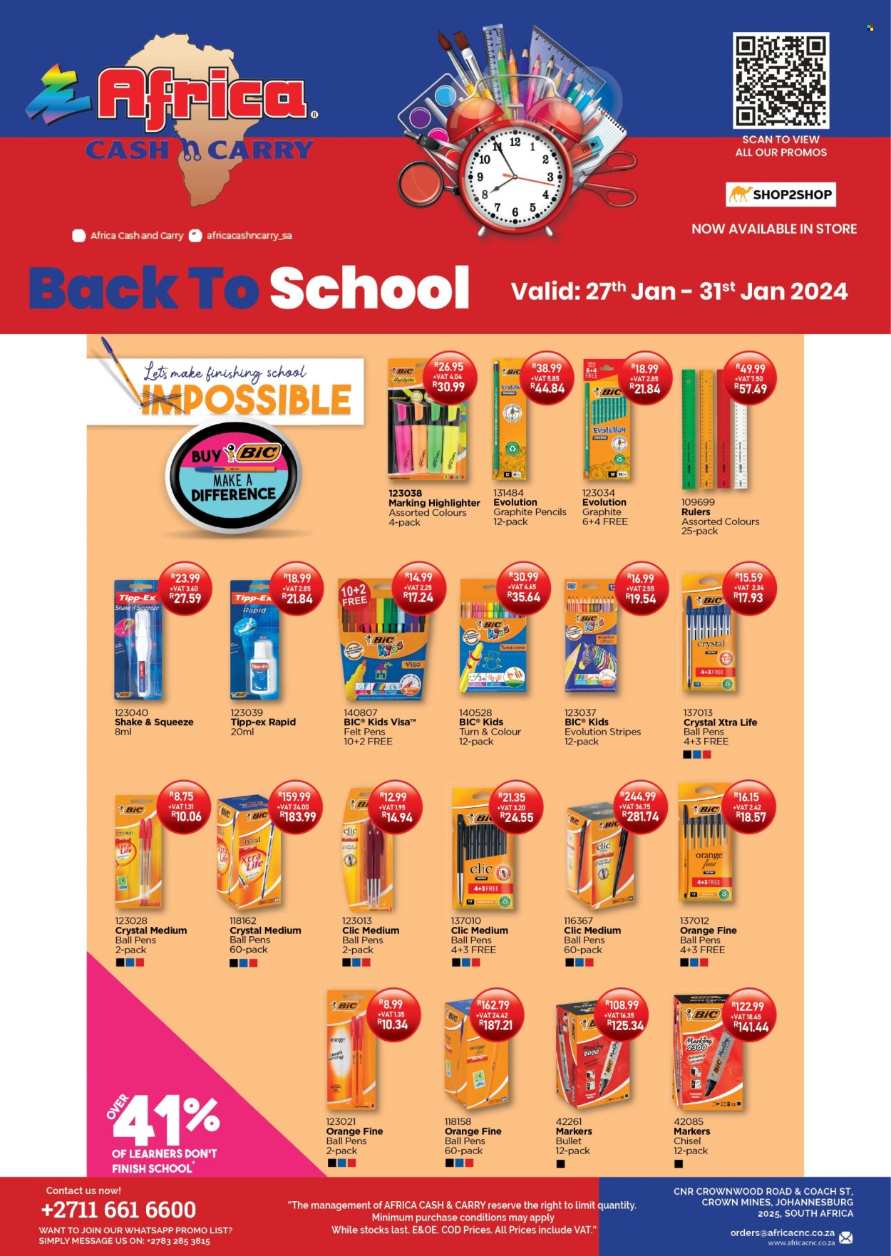 Africa Cash & Carry specials - 27/01/2024 - 31/01/2024. Page 1