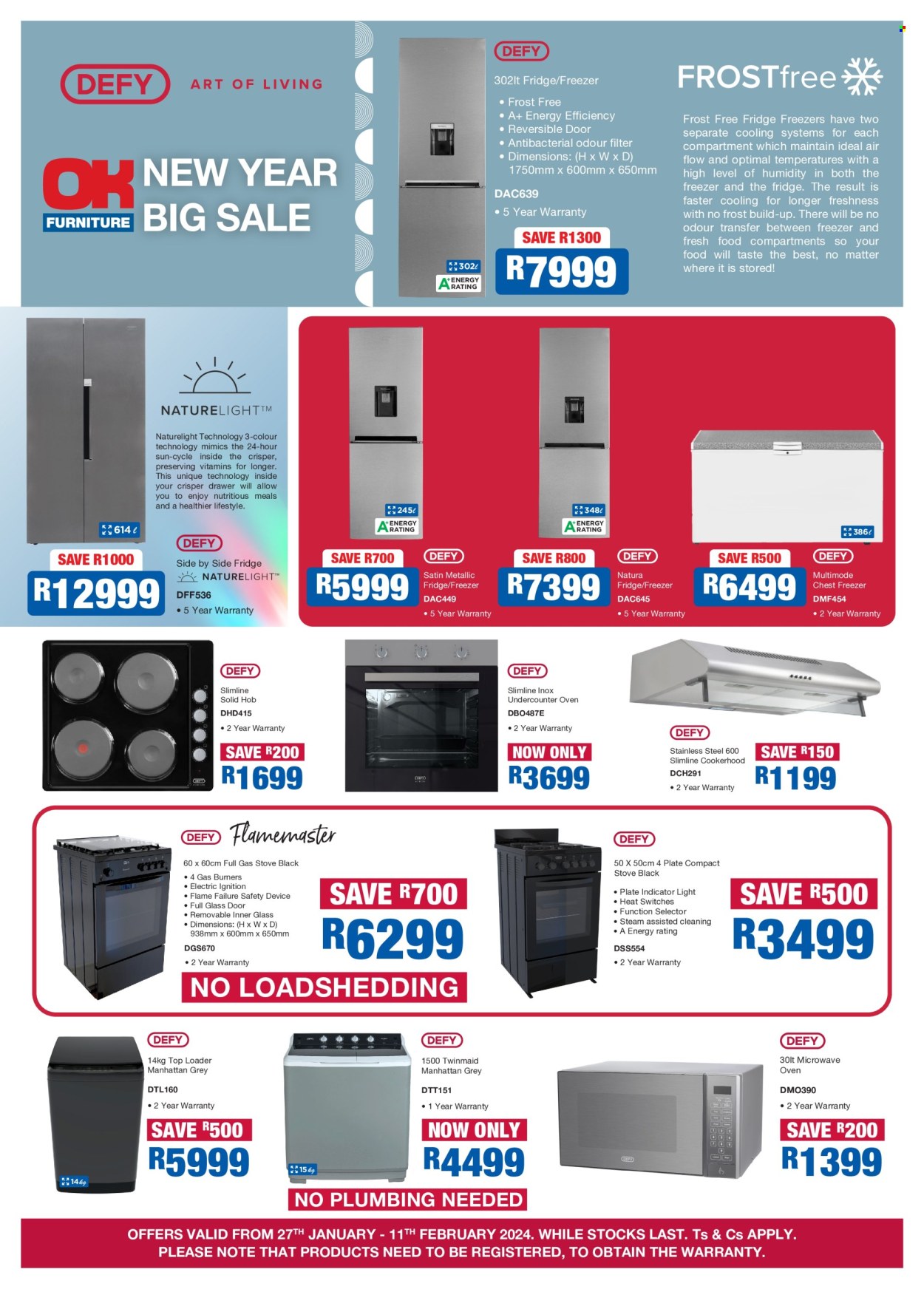 OK Furniture specials - 27/01/2024 - 11/02/2024. Page 1