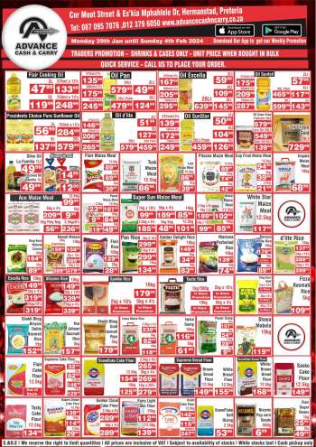 Advance Cash & Carry catalogue  - 29/01/2024 - 04/02/2024.