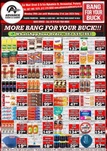 Advance Cash & Carry catalogue  - 29/01/2024 - 31/01/2024.