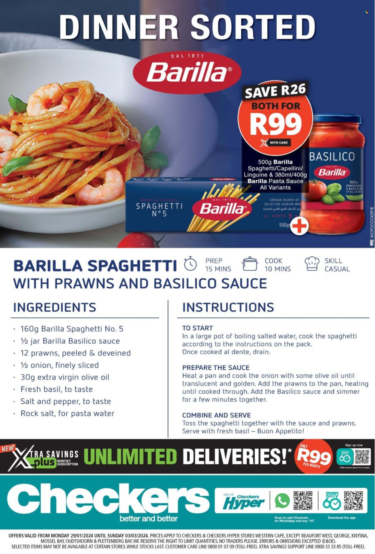 Checkers specials - 29/01/2024 - 03/03/2024. Page 1