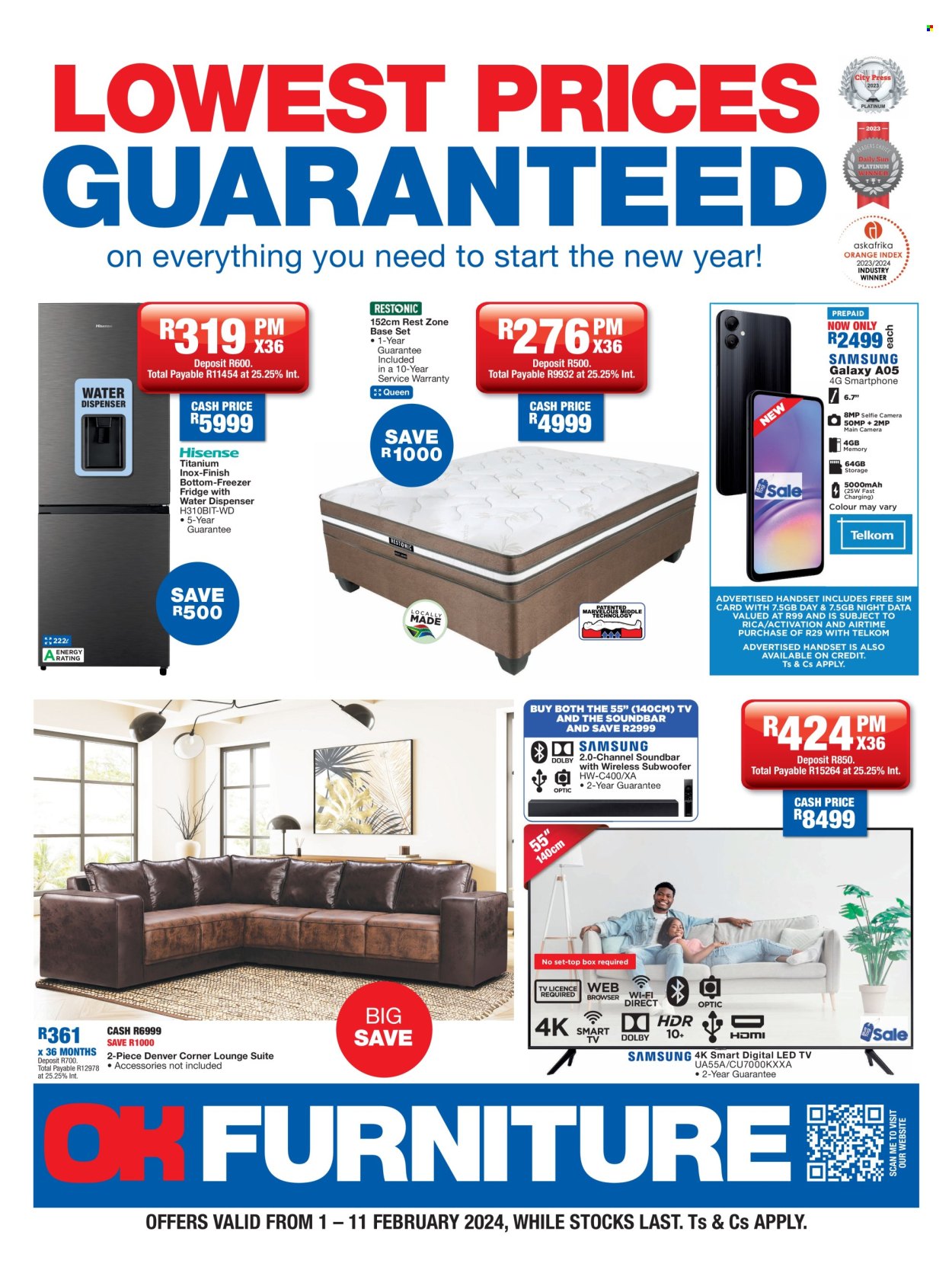 OK Furniture specials - 01/02/2024 - 11/02/2024. Page 1