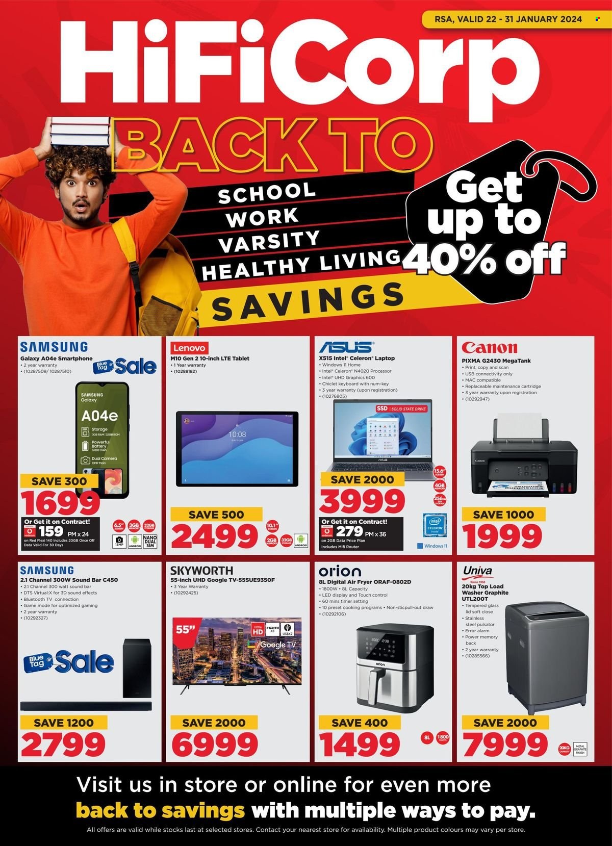 HiFi Corp specials - 22/01/2024 - 31/01/2024. Page 1