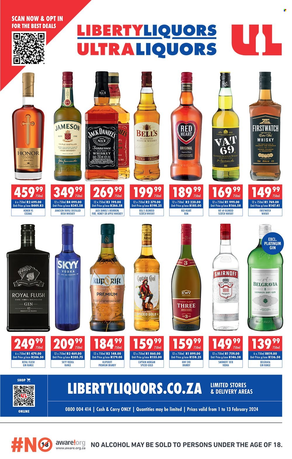 Liberty Liquors specials - 01/02/2024 - 13/02/2024. Page 1