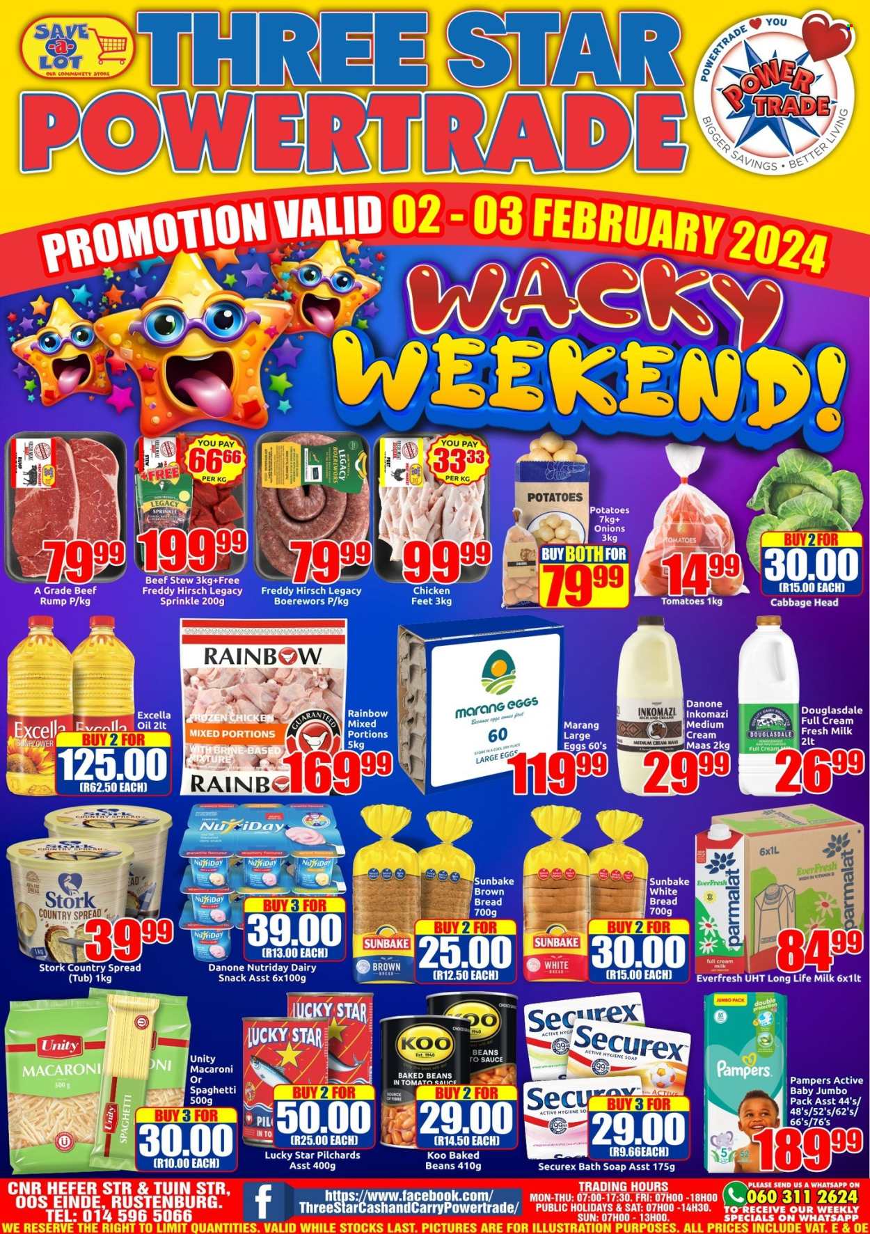 Three Star Cash and Carry specials - 02/02/2024 - 03/02/2024. Page 1