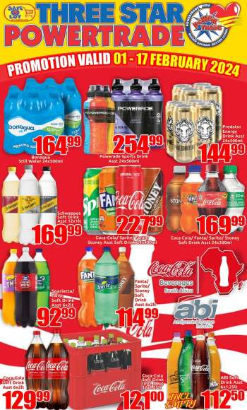 Three Star Cash and Carry catalogue  - 01/02/2024 - 17/02/2024.