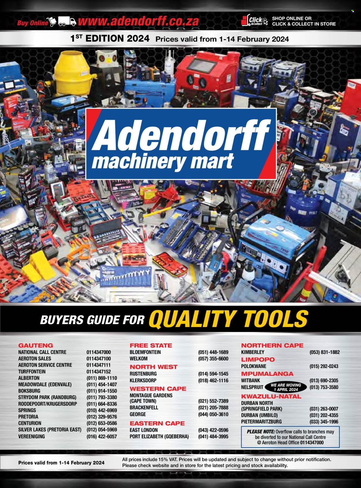 Adendorff Machinery Mart specials - 01/02/2024 - 14/02/2024. Page 1