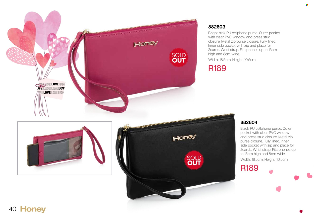 Honey specials. Page 42