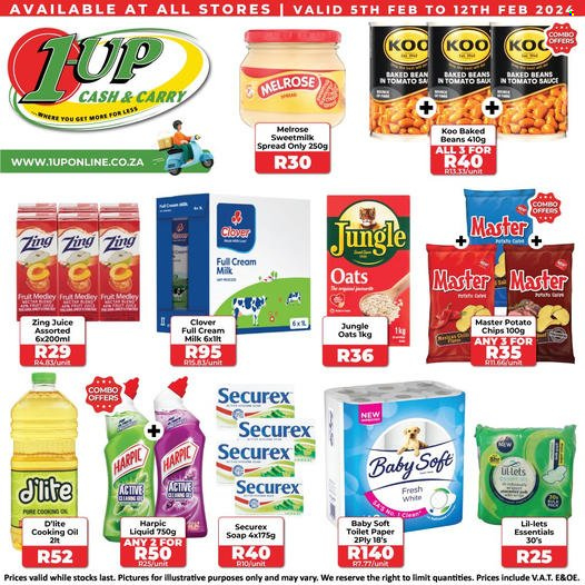 1UP Cash & Carry specials - 05/02/2024 - 12/02/2024. Page 1