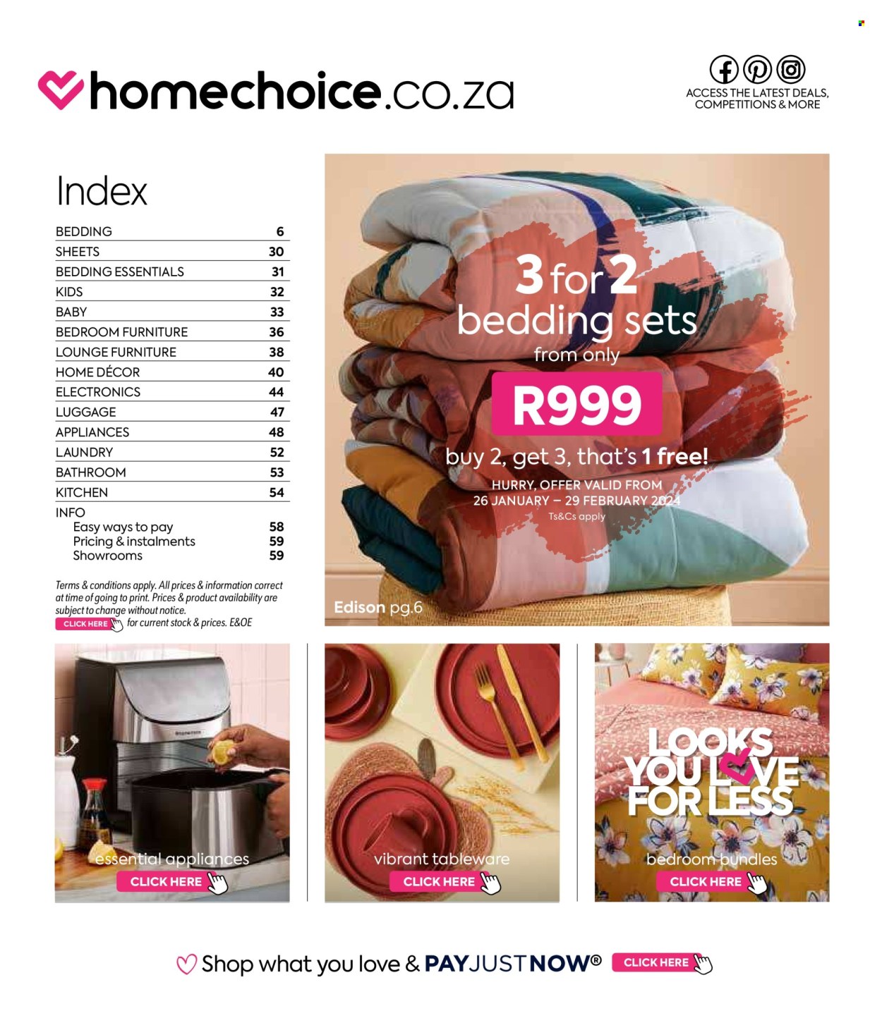 HomeChoice specials - 01/02/2024 - 29/02/2024. Page 3