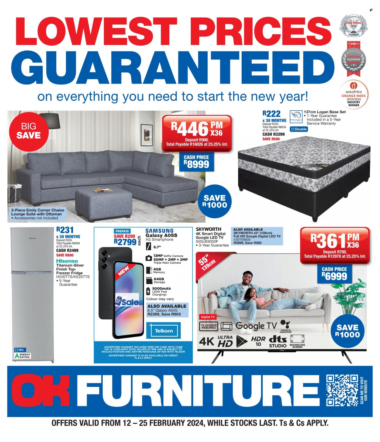 OK Furniture specials - 12/02/2024 - 25/02/2024. Page 1