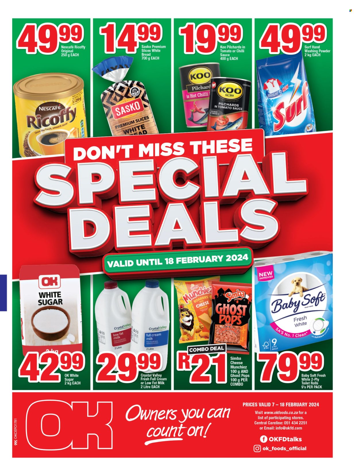 OK Foods specials - 07/02/2024 - 18/02/2024. Page 1