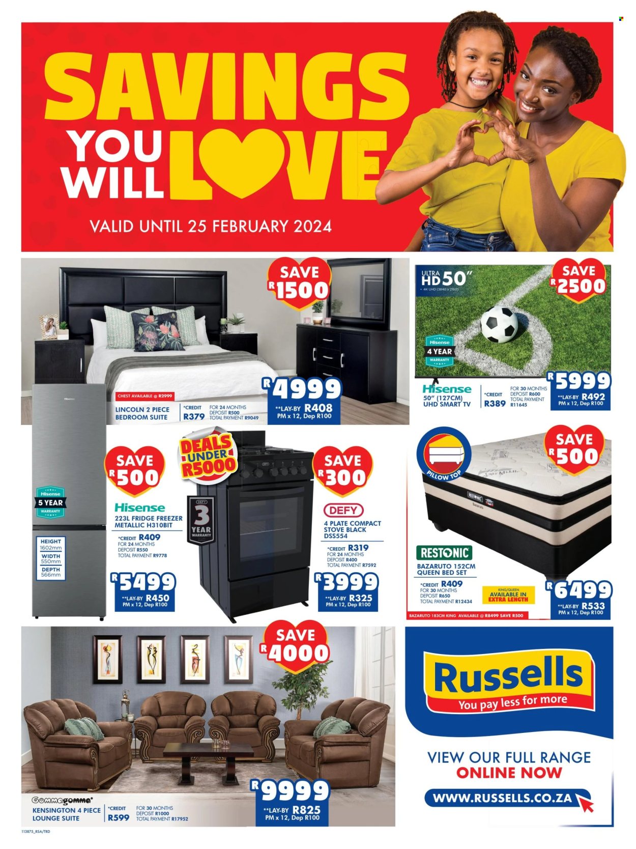 Russells specials - 12/02/2024 - 25/02/2024. Page 1