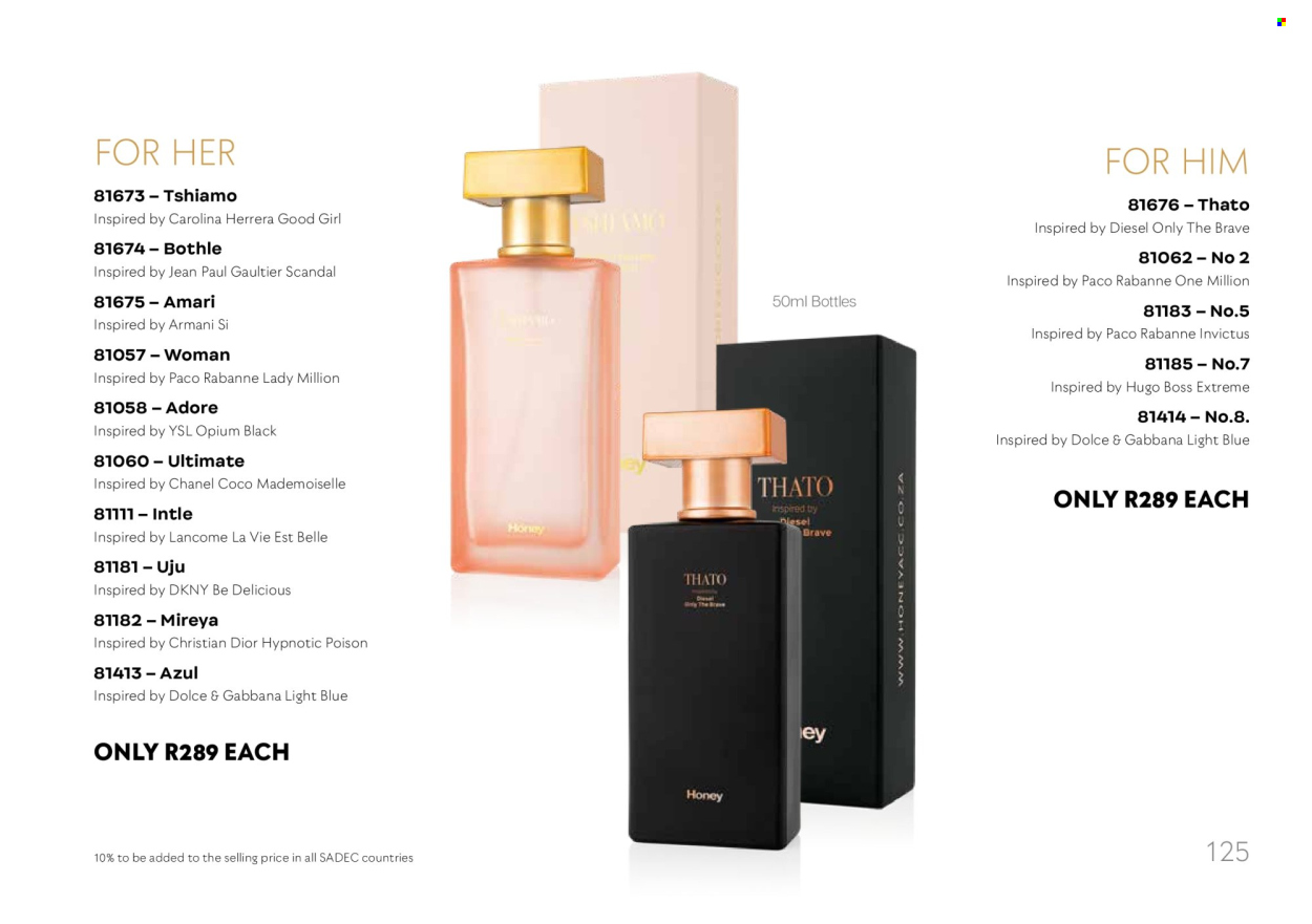 Honey specials. Page 127