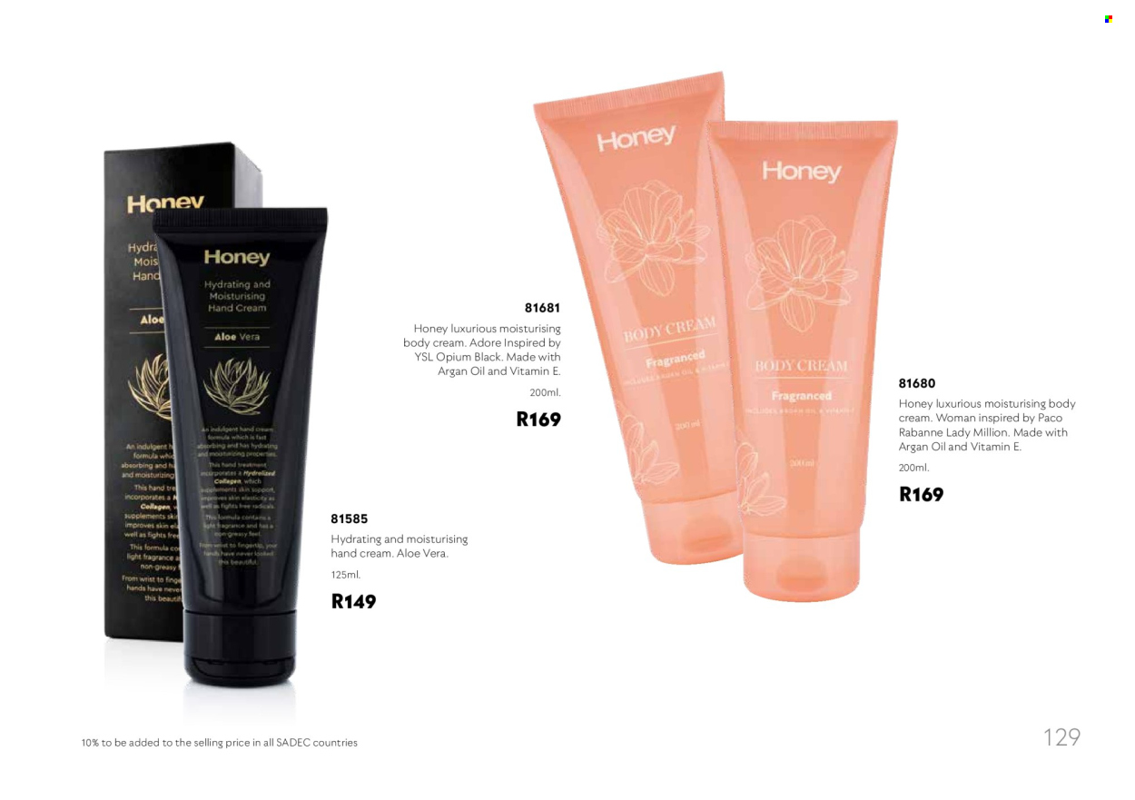 Honey specials. Page 131