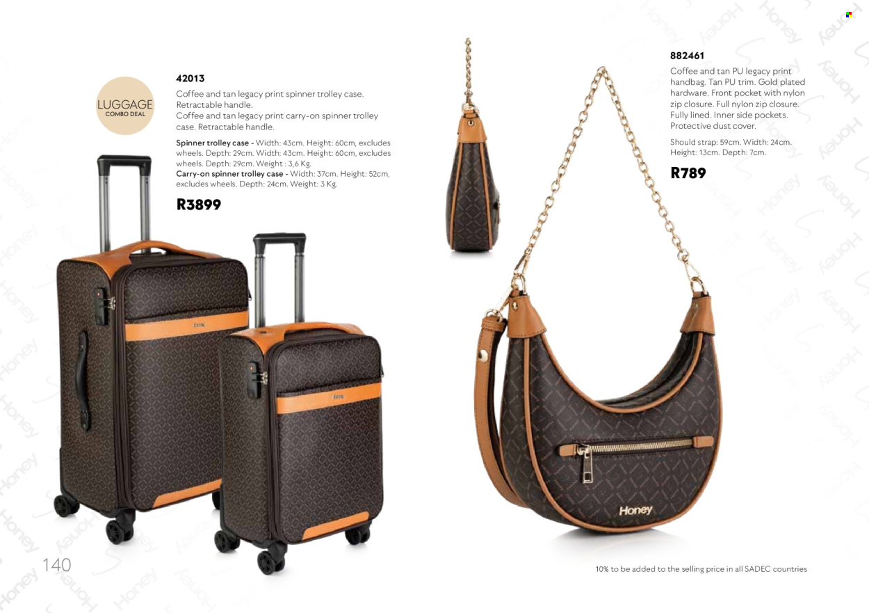 Honey specials. Page 142