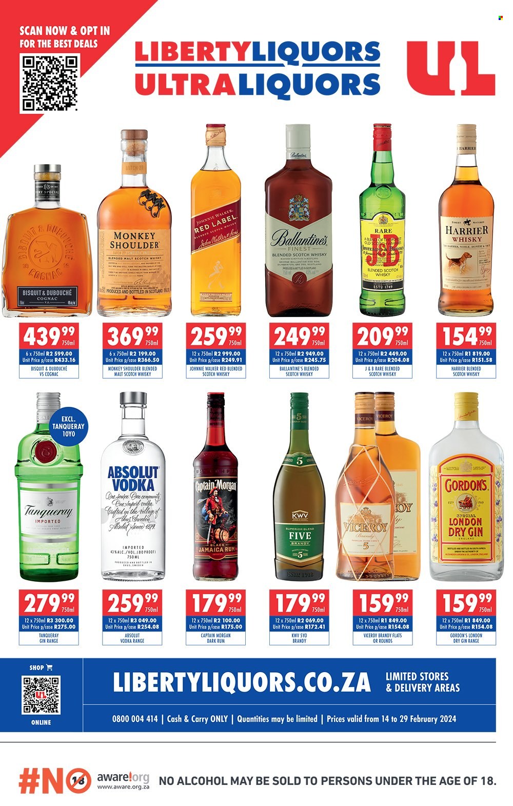 Liberty Liquors specials - 14/02/2024 - 29/02/2024. Page 1