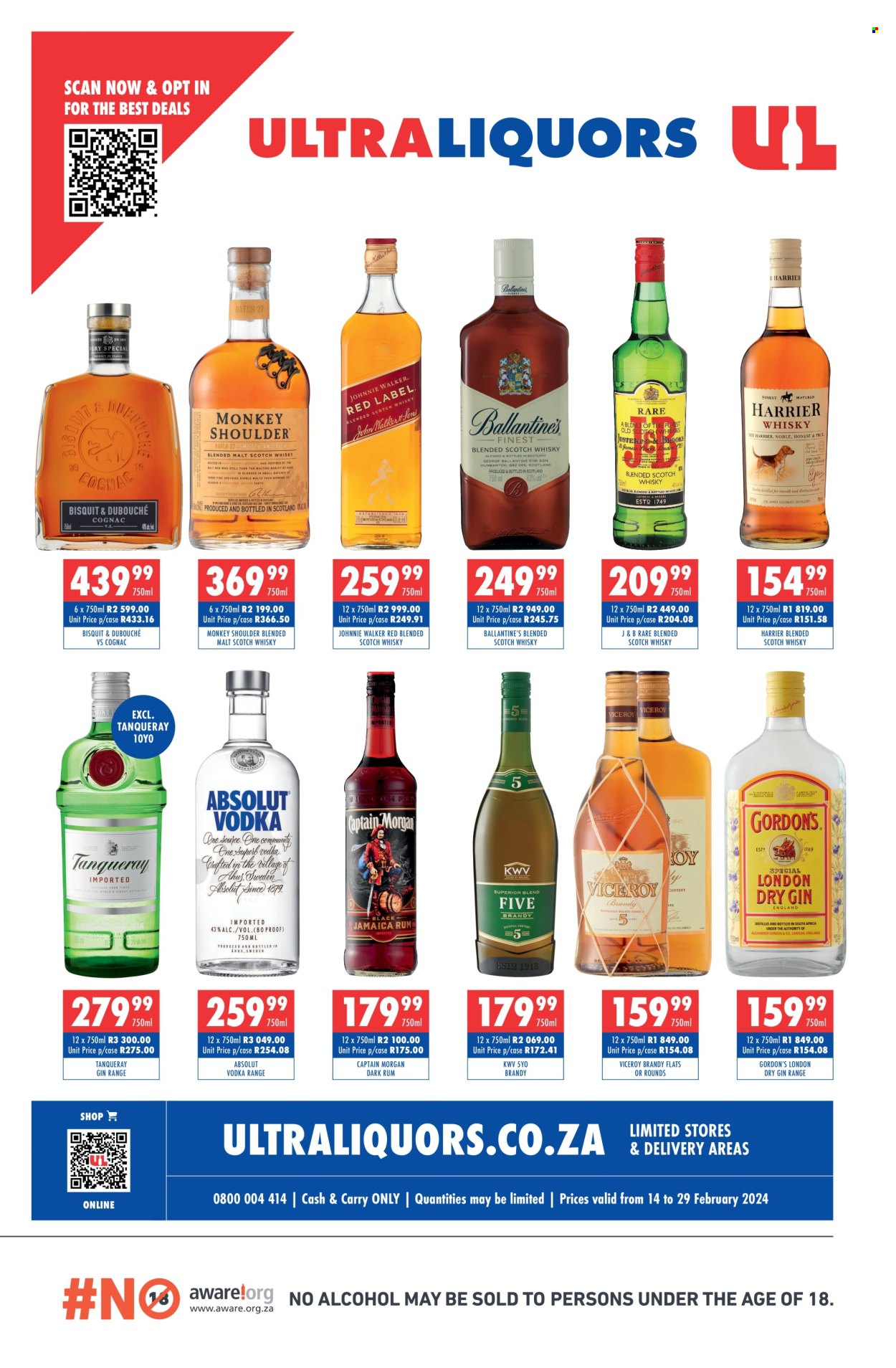 Ultra Liquors specials - 14/02/2024 - 29/02/2024. Page 1