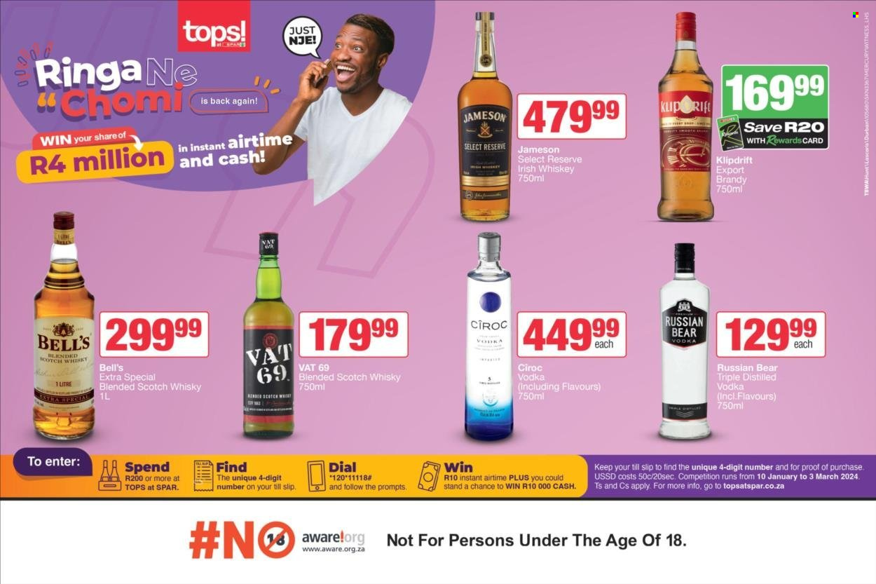 TOPS at SPAR specials - 15/02/2024 - 17/02/2024. Page 1