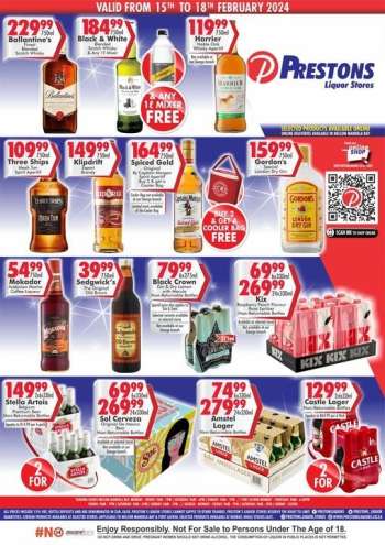 Prestons Liquor Stores catalogue  - 15/02/2024 - 18/02/2024.